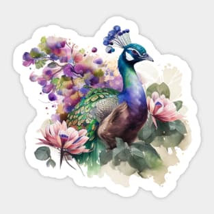 Peacock Sticker